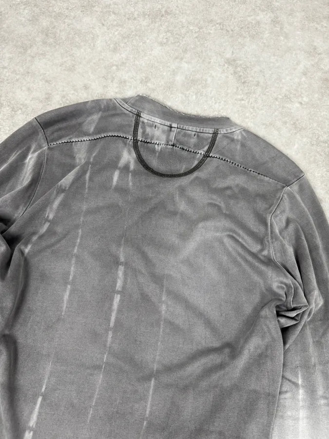 2000s Marithé + François Girbaud Grey Patchwork Longsleeve iaOQlFo 5