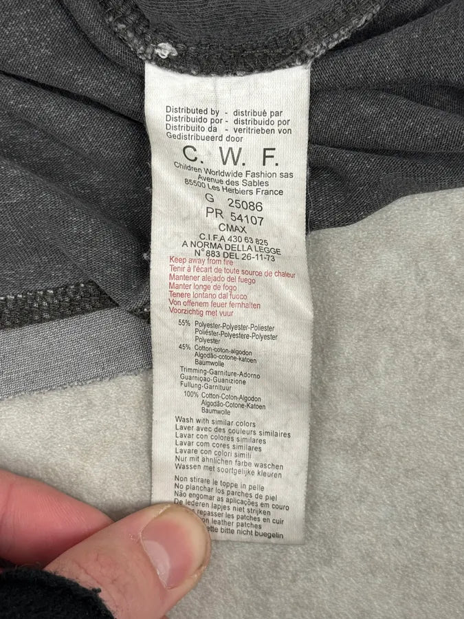 2000s Marithé + François Girbaud Grey Patchwork Longsleeve iaOQlFo 9