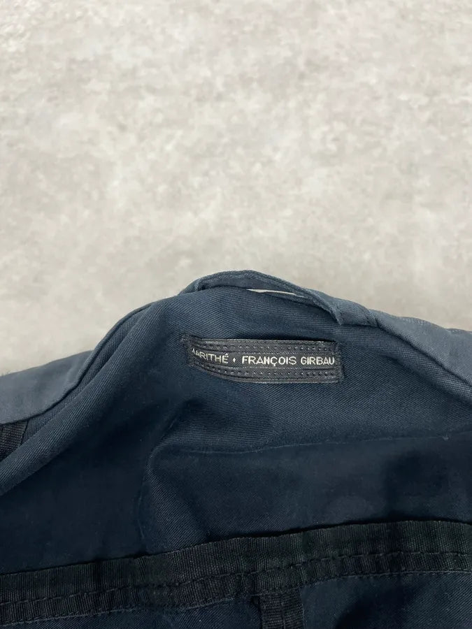 2000s Marithé + François Girbaud Dark Grey Printed Abstract Blazer Jacket ZrMYlRr 8