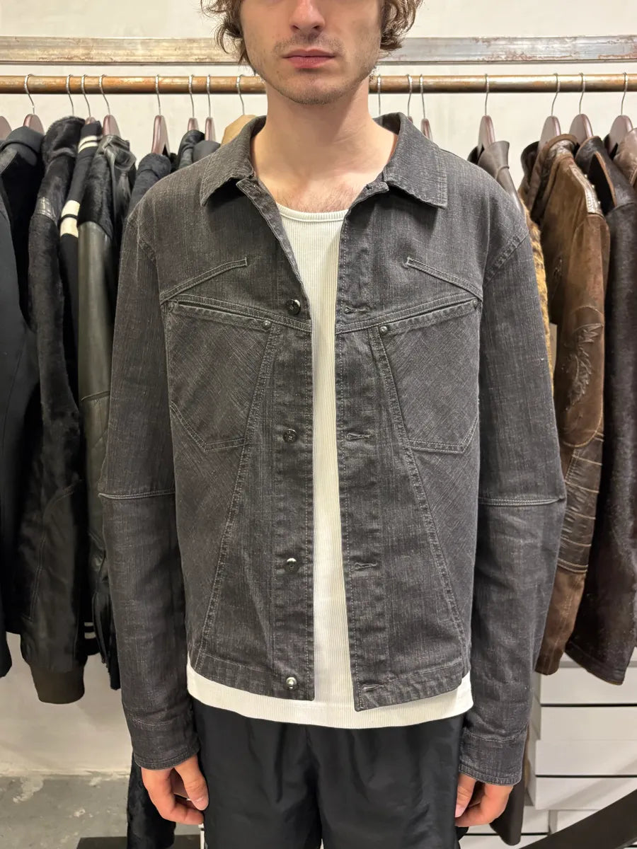 2000s Marithé + François Girbaud Grey Signature Buttoned Jacket sdPepXG 1