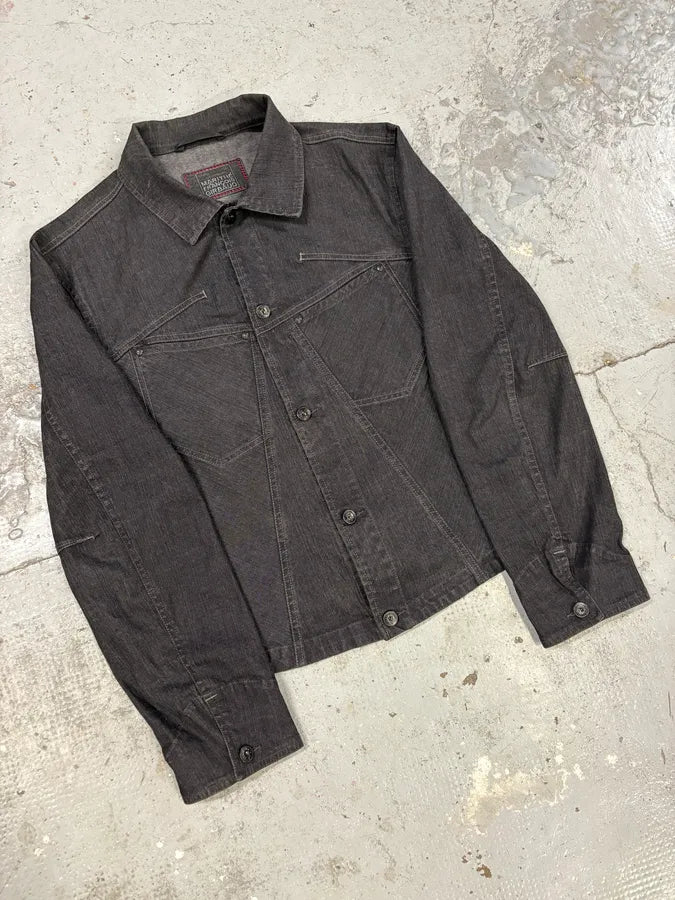 2000s Marithé + François Girbaud Grey Signature Buttoned Jacket sdPepXG 3
