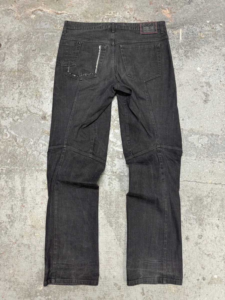 2000s Marithé + François Girbaud Grey Soft Denim Pants (L) 3