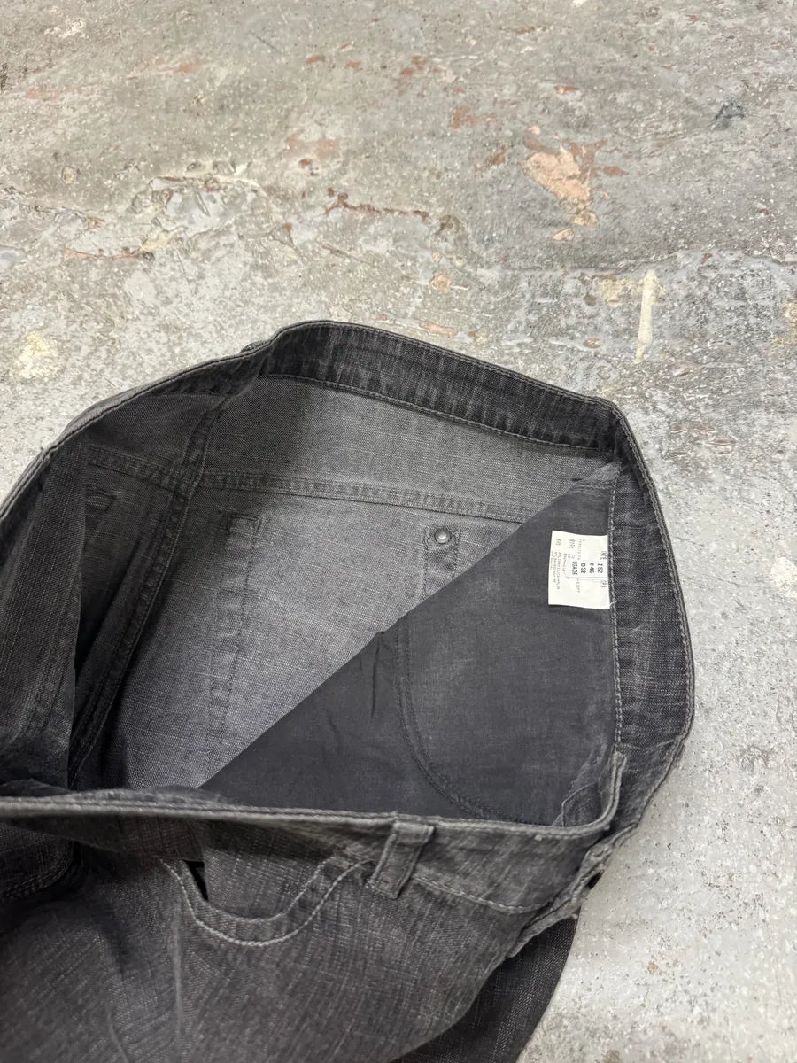 2000s Marithé + François Girbaud Grey Soft Denim Pants (L) 7