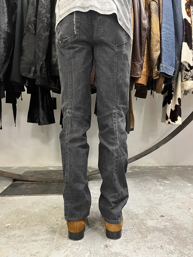 2000s Marithé + François Girbaud Grey Soft Denim Pants FoyvLAS 2