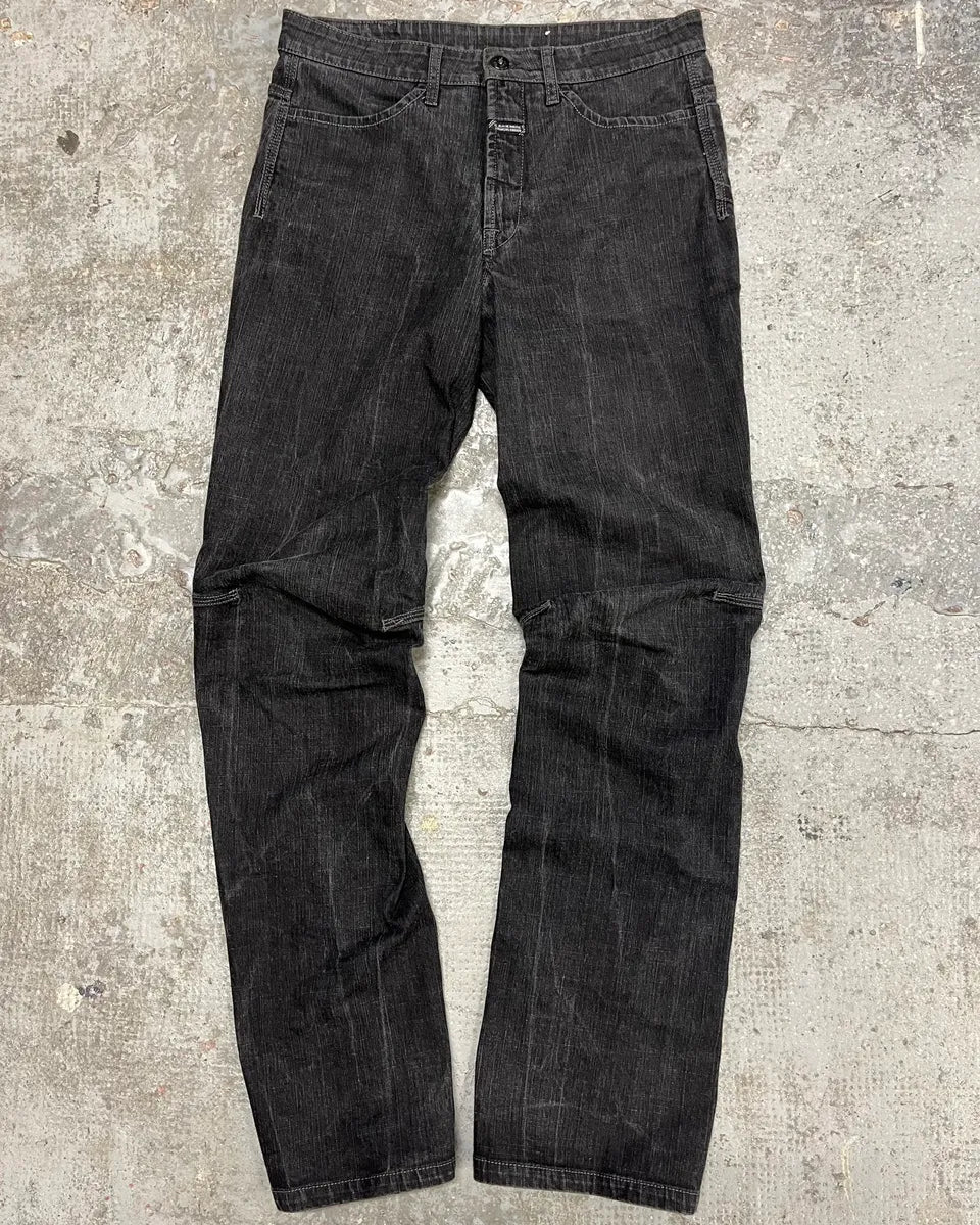 2000s Marithé + François Girbaud Grey Soft Denim Pants FoyvLAS 3