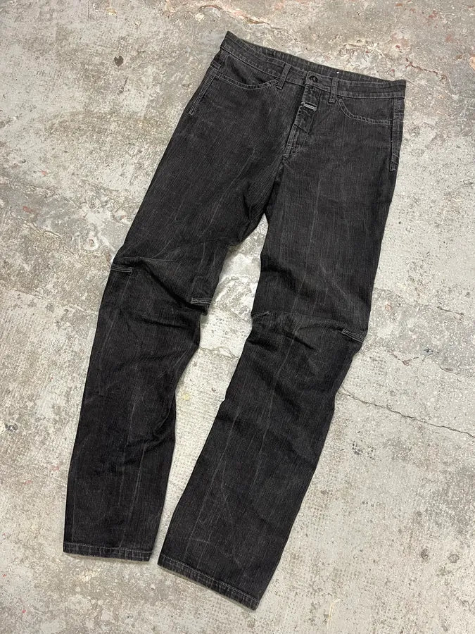 2000s Marithé + François Girbaud Grey Soft Denim Pants FoyvLAS 4