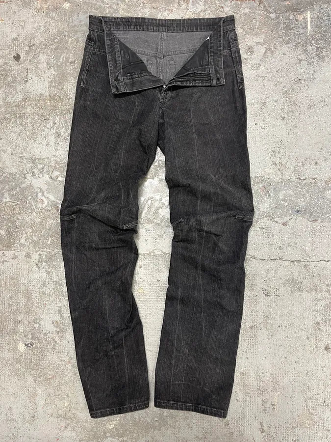 2000s Marithé + François Girbaud Grey Soft Denim Pants FoyvLAS 5
