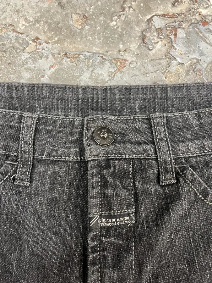2000s Marithé + François Girbaud Grey Soft Denim Pants FoyvLAS 7