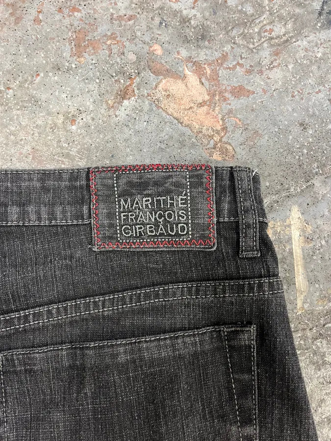 2000s Marithé + François Girbaud Grey Soft Denim Pants FoyvLAS 8