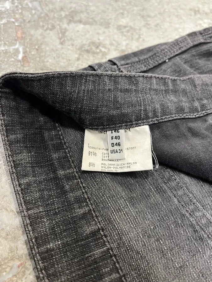 2000s Marithé + François Girbaud Grey Soft Denim Pants FoyvLAS 9