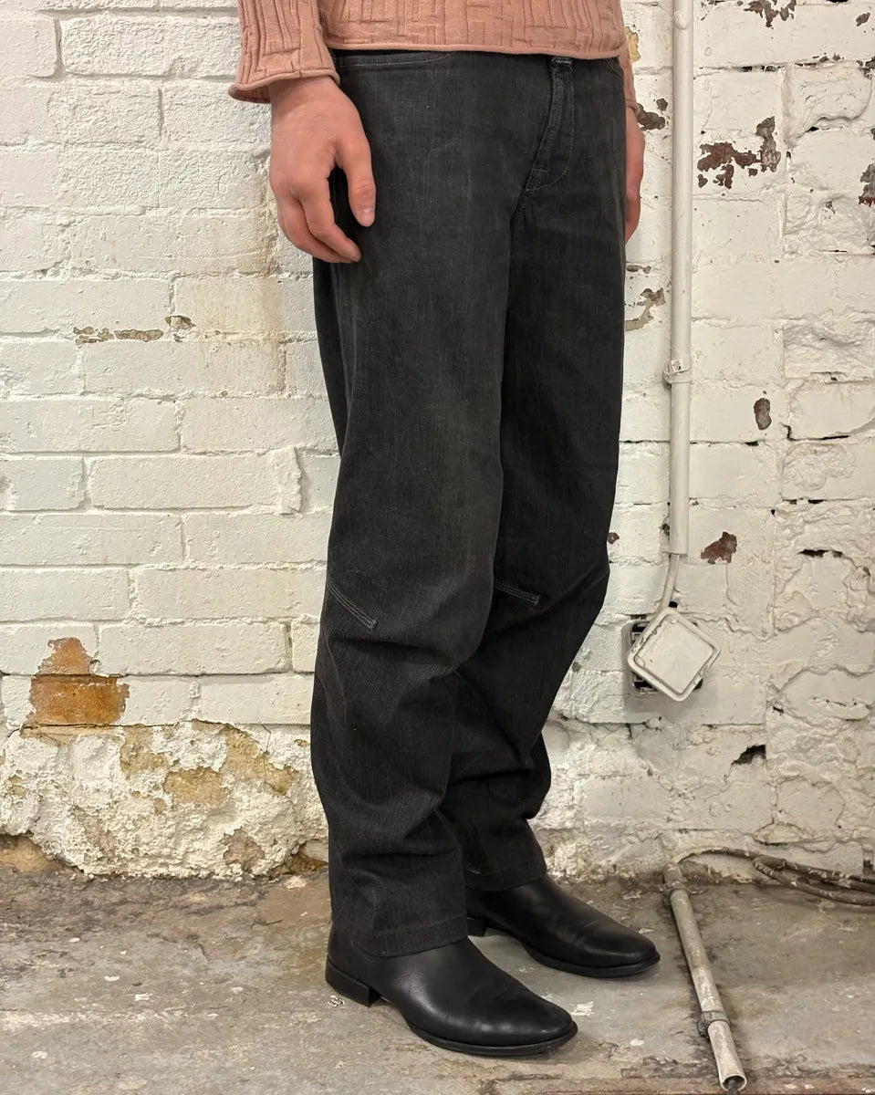 2000s Marithé + François Girbaud Grey Structured Jeans XawBJMc 1