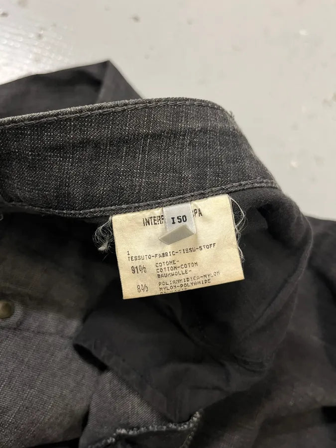 2000s Marithé + François Girbaud Grey Structured Jeans XawBJMc 9