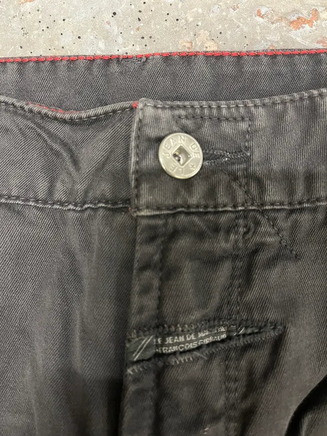 2000s Marithé + François Girbaud Grey Structured Pants (M/L) 5