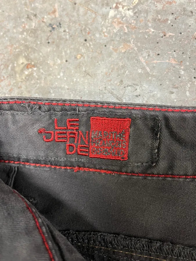 2000s Marithé + François Girbaud Grey Structured Pants (M/L) 6