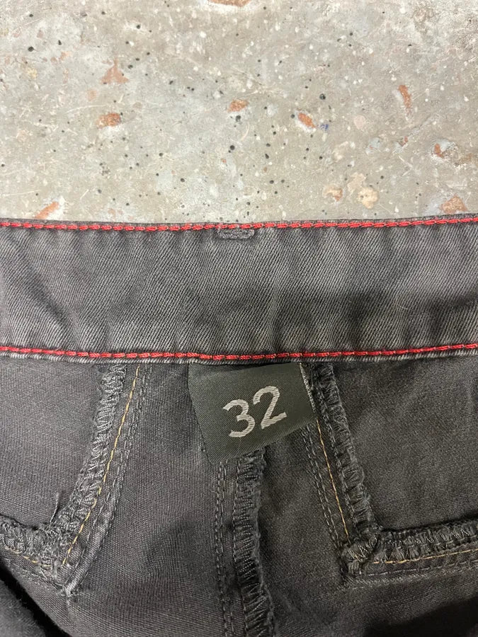 2000s Marithé + François Girbaud Grey Structured Pants (M/L) 8