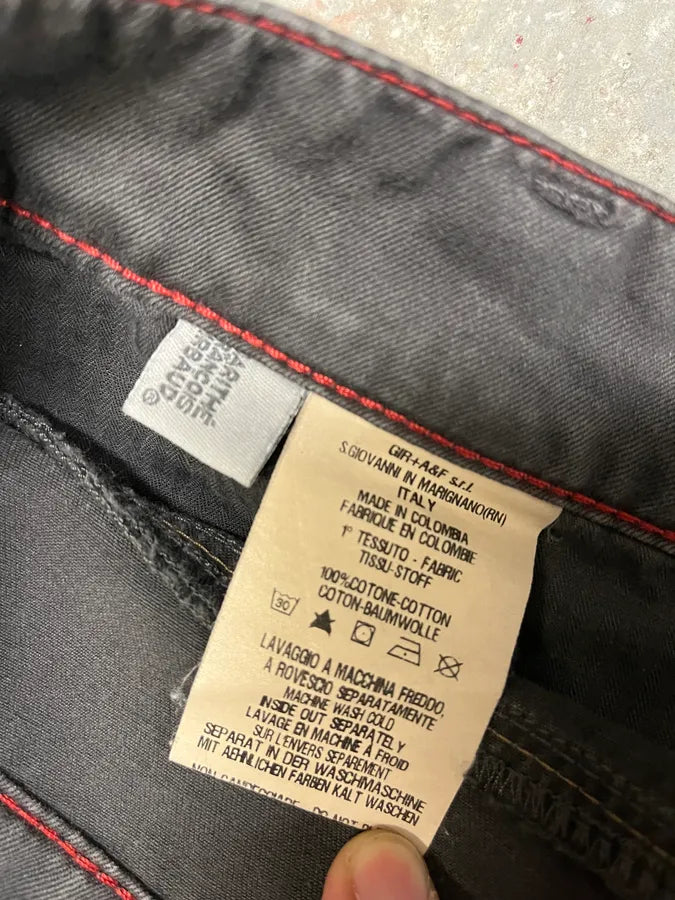 2000s Marithé + François Girbaud Grey Structured Pants (M/L) 9