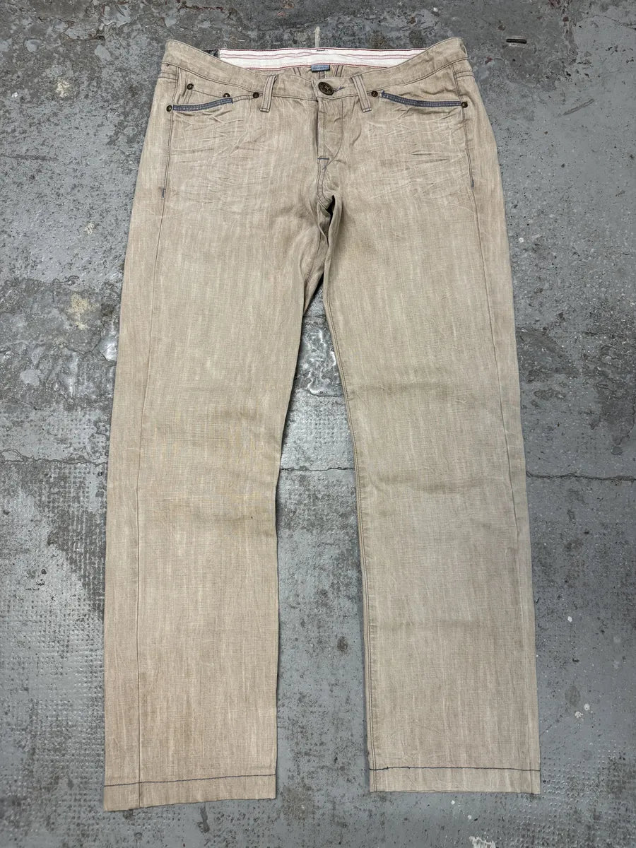 2000s Marithé + François Girbaud Grey Summer Signature Pants DeyYQxX 1