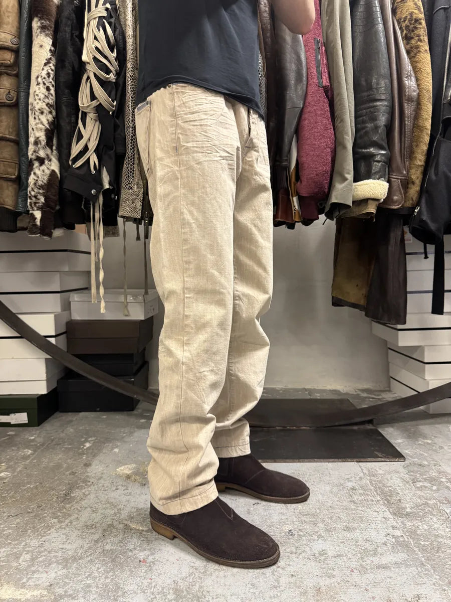 2000s Marithé + François Girbaud Grey Summer Signature Pants DeyYQxX 3