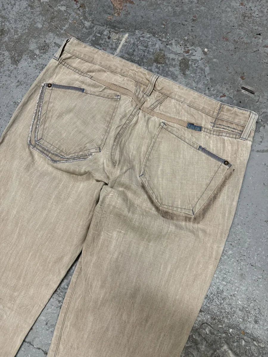 2000s Marithé + François Girbaud Grey Summer Signature Pants DeyYQxX 7