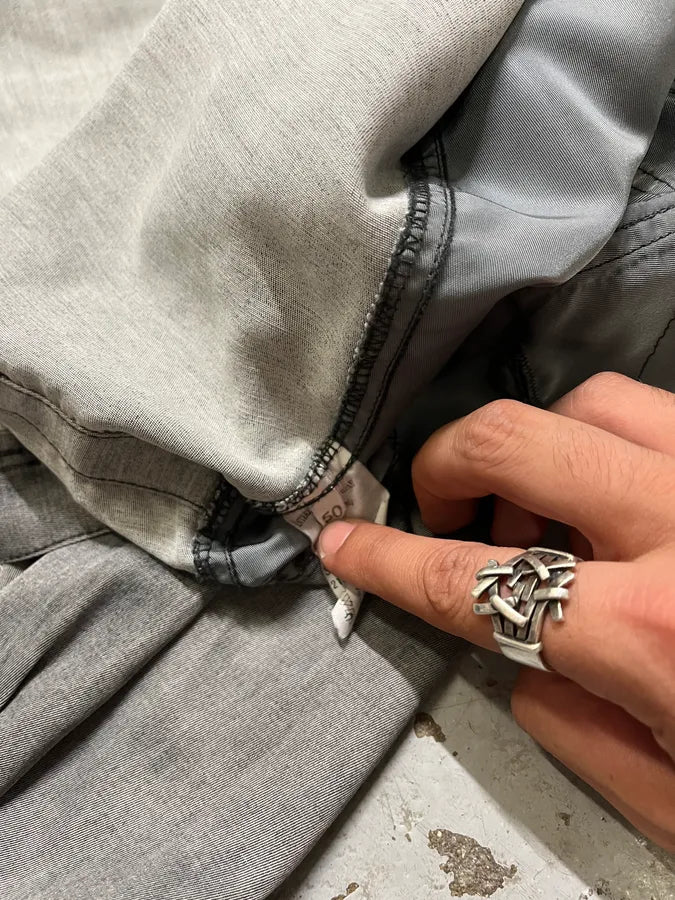 2000s Marithé + François Girbaud Grey Utility Denim Jacket uFuuraA 10