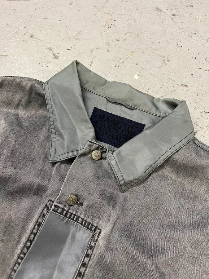 2000s Marithé + François Girbaud Grey Utility Denim Jacket uFuuraA 4
