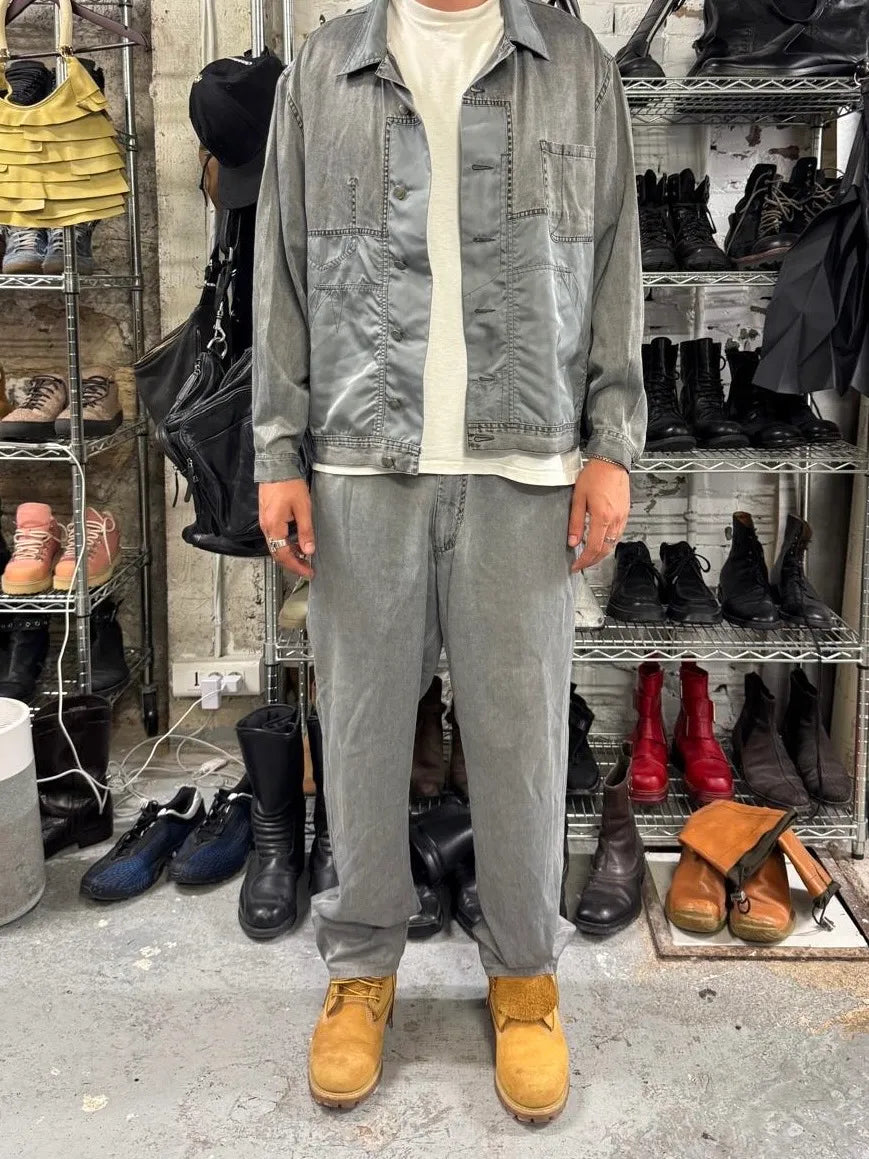 2000s Marithé + François Girbaud Grey Utility Hybrid Jacket & Pants Set uWAIjBG 1