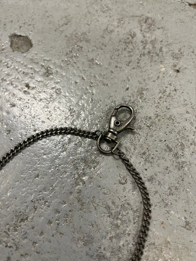 2000s Marithé + François Girbaud Metal Grey Guitarist Necklace dpynmLj 2