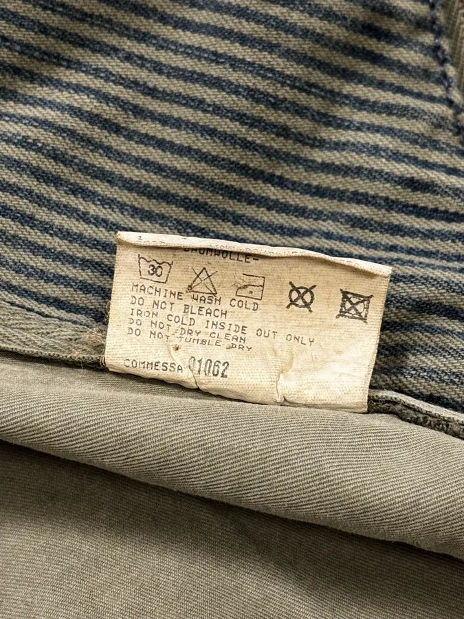 2000s Marithé + François Girbaud Military Green Distressed Blazer Jacket JQogpGs 9