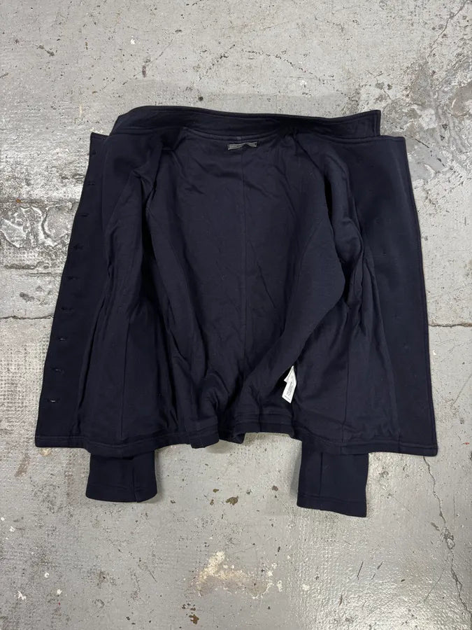 2000s Marithé + François Girbaud Navy Asymmetrical Buttoned Jacket JedRGvj 6
