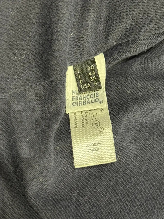 2000s Marithé + François Girbaud Navy Asymmetrical Buttoned Jacket JedRGvj 9