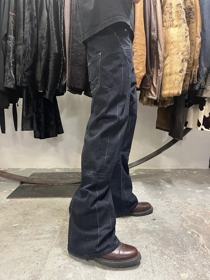 2000s Marithé + François Girbaud Navy Avant-Garde Pants (M) WcxPsBc 2