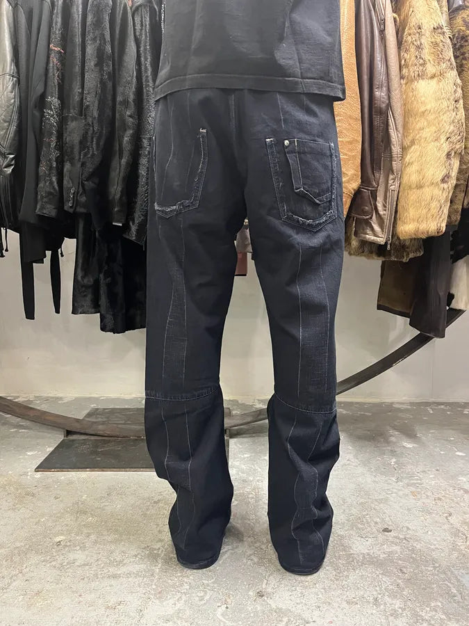 2000s Marithé + François Girbaud Navy Avant-Garde Pants (M) WcxPsBc 3