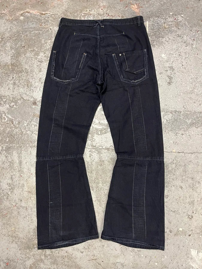 2000s Marithé + François Girbaud Navy Avant-Garde Pants (M) WcxPsBc 6
