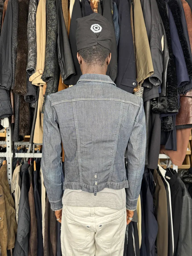 2000s Marithé + François Girbaud Navy Brut Denim Jacket zJqPzMp 2
