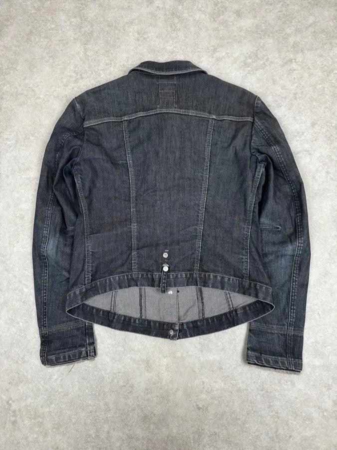 2000s Marithé + François Girbaud Navy Brut Denim Jacket zJqPzMp 4
