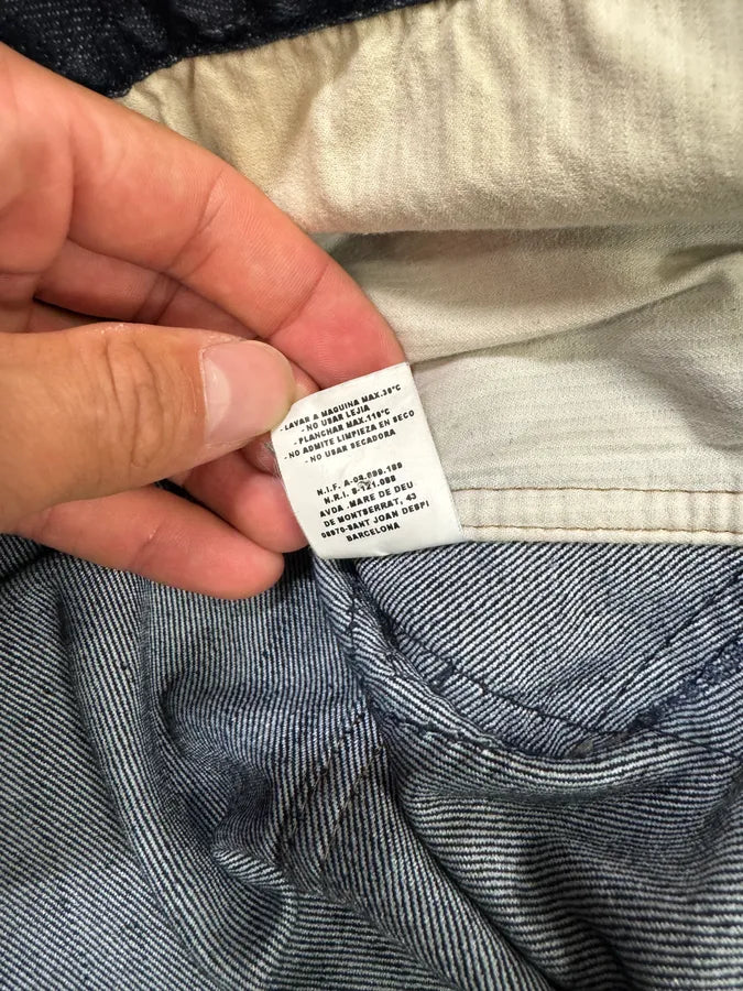 2000s Marithé + François Girbaud Navy Brut Denim Jacket xqzyHlh 4