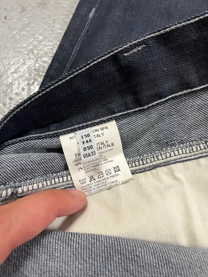 2000s Marithé + François Girbaud Navy Brut Denim Jeans goidAKd 11