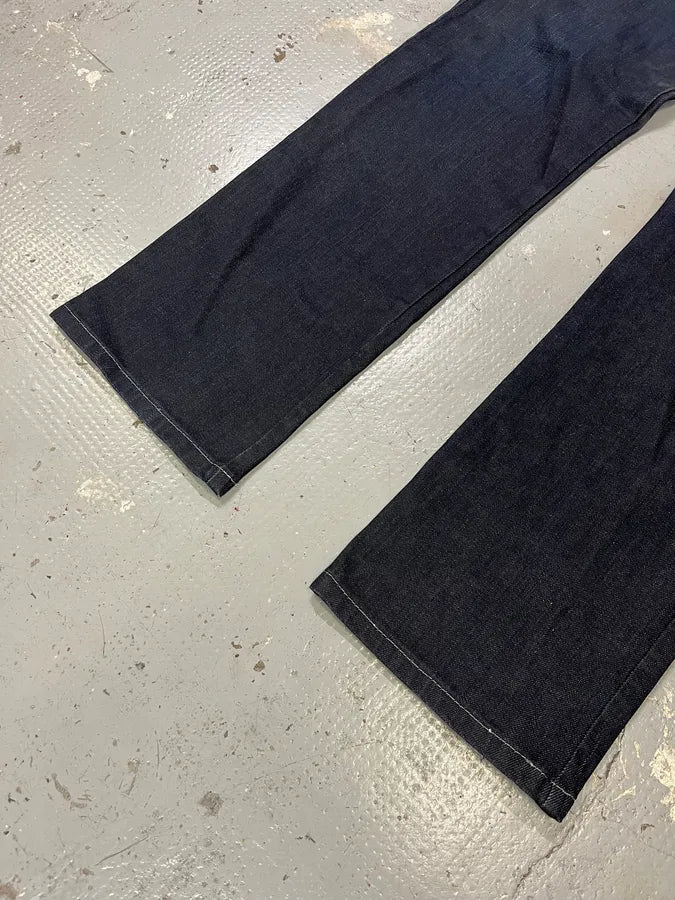 2000s Marithé + François Girbaud Navy Brut Denim Jeans goidAKd 5