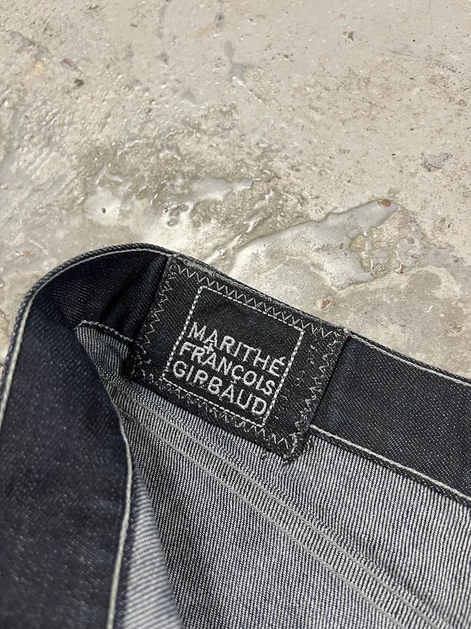 2000s Marithé + François Girbaud Navy Brut Denim Jeans goidAKd 9