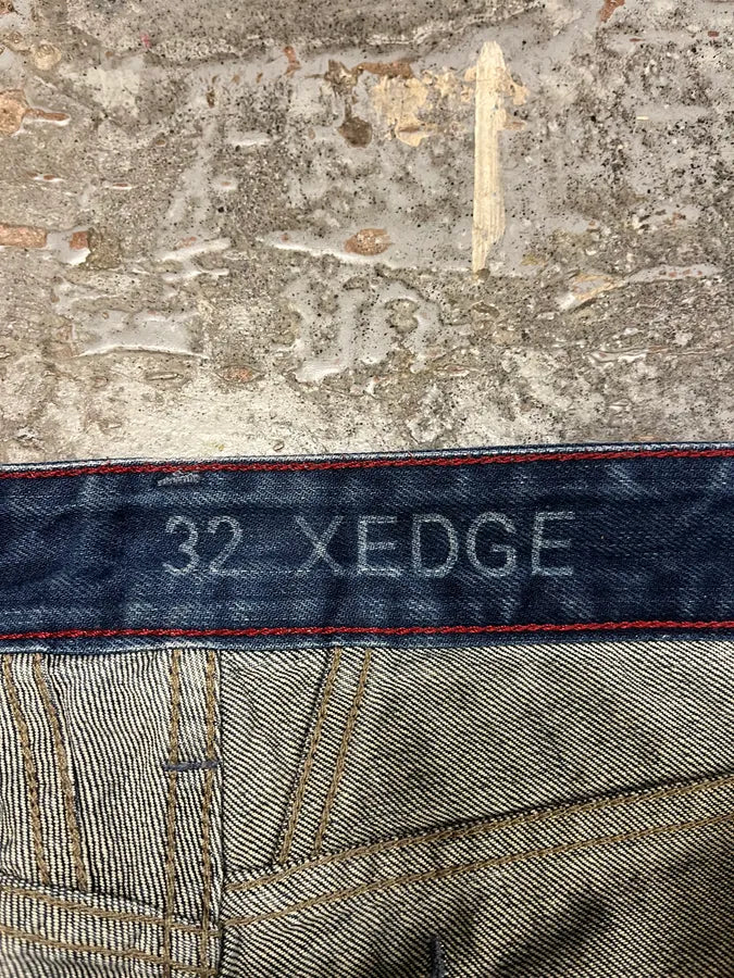 2000s Marithé + François Girbaud Navy Brut Denim Jeans jSgTgCI 9