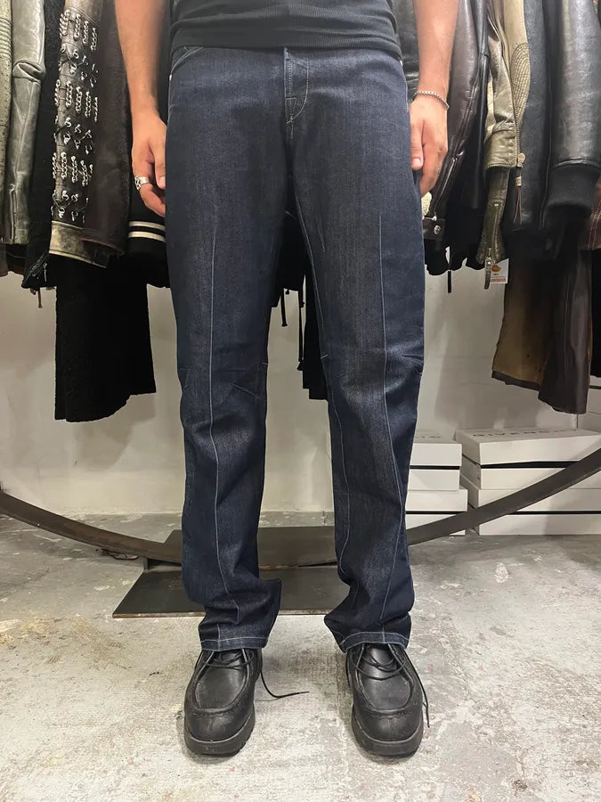 2000s Marithé + François Girbaud Navy Brut Denim Jeans (S/M) dSbVdEB 1