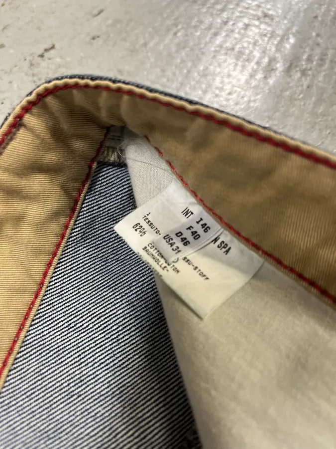 2000s Marithé + François Girbaud Navy Brut Denim Jeans (S/M) dSbVdEB 10