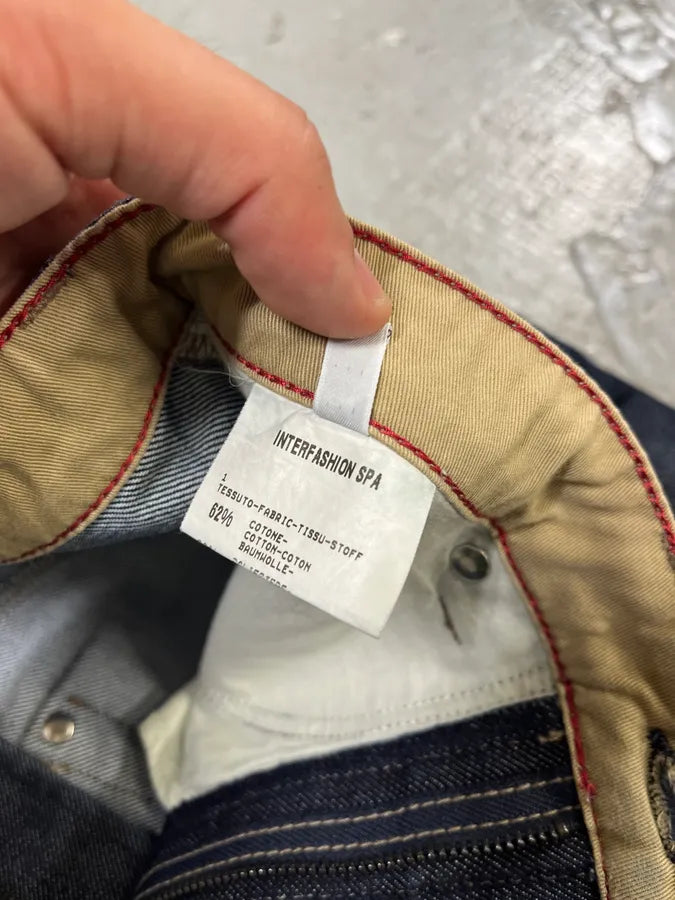 2000s Marithé + François Girbaud Navy Brut Denim Jeans (S/M) dSbVdEB 11