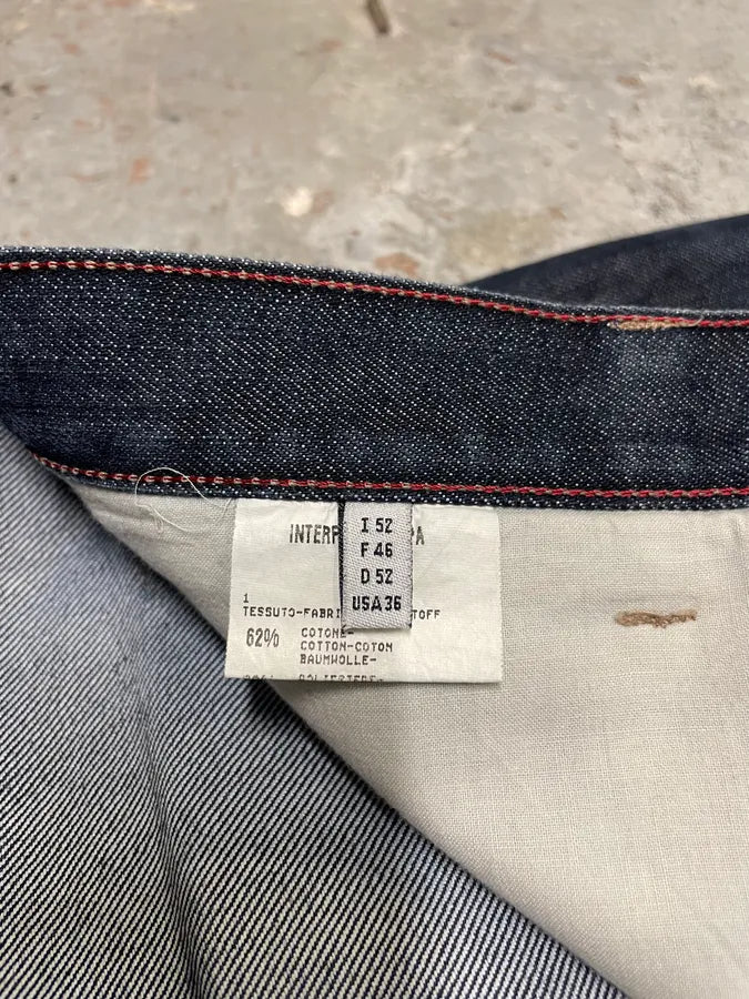 2000s Marithé + François Girbaud Navy Brut Denim Large Jeans (M/L) HlIXdlH 10