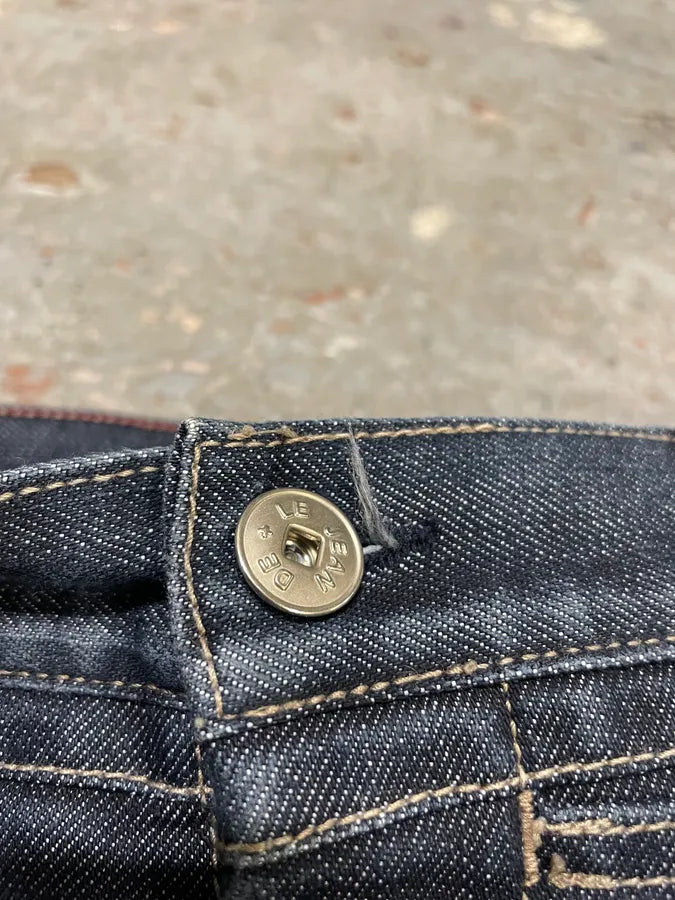 2000s Marithé + François Girbaud Navy Brut Denim Large Jeans (M/L) HlIXdlH 8