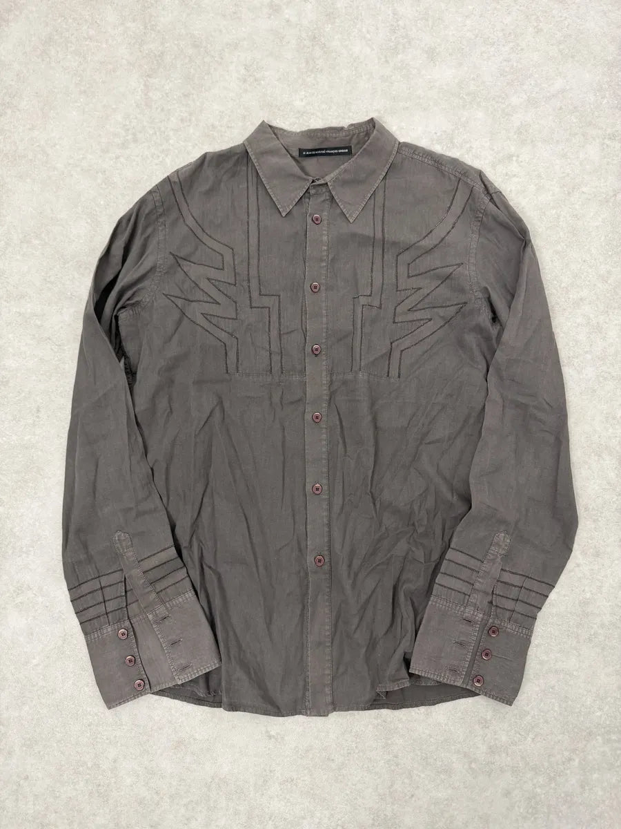 2000s Marithé + François Girbaud Navy Brut Denim RegularJeans gvevqxv 0