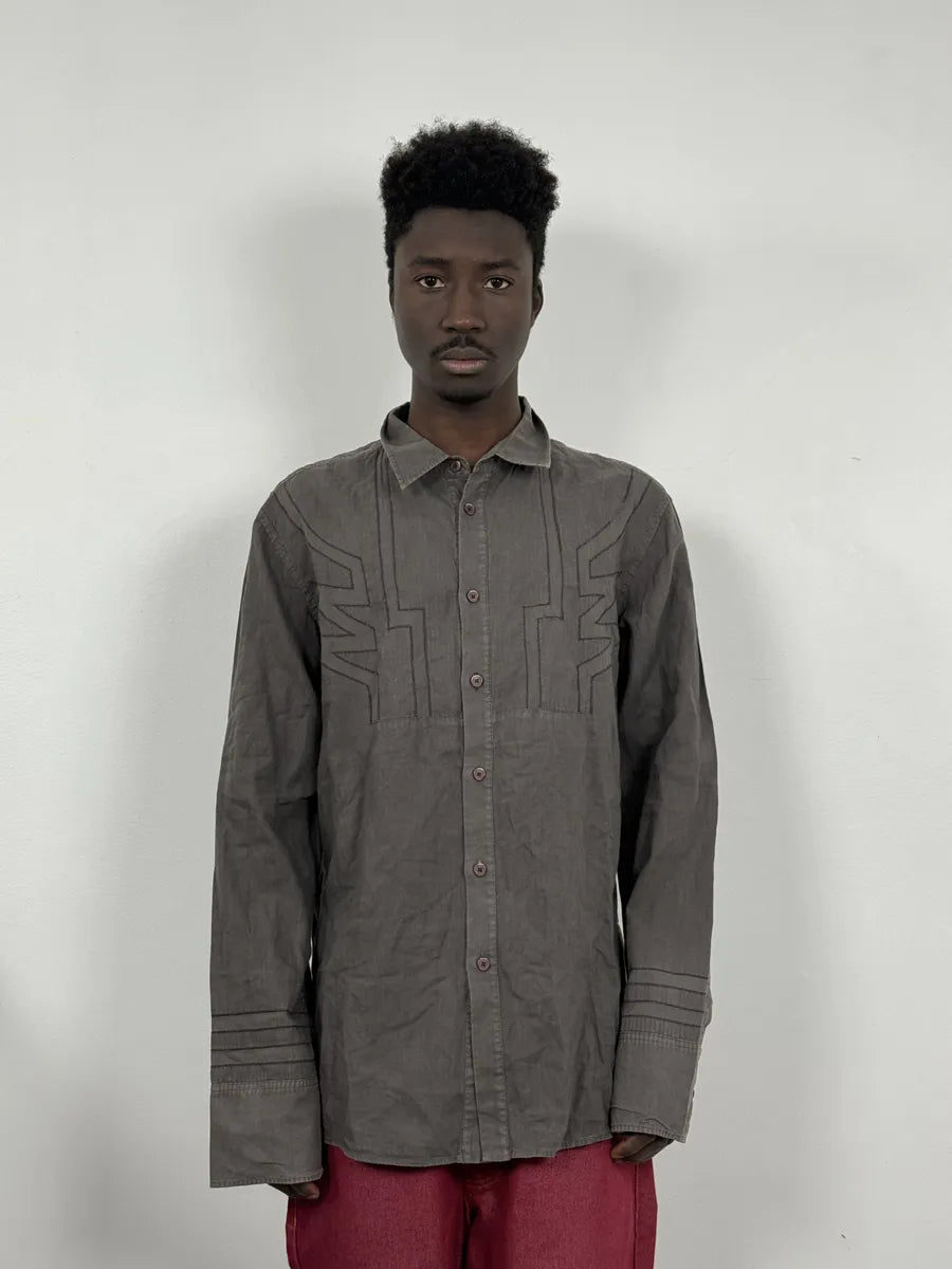 2000s Marithé + François Girbaud Navy Brut Denim RegularJeans gvevqxv 1