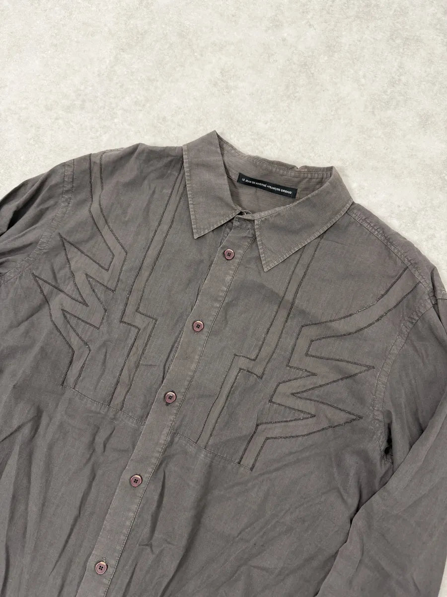 2000s Marithé + François Girbaud Navy Brut Denim RegularJeans gvevqxv 11