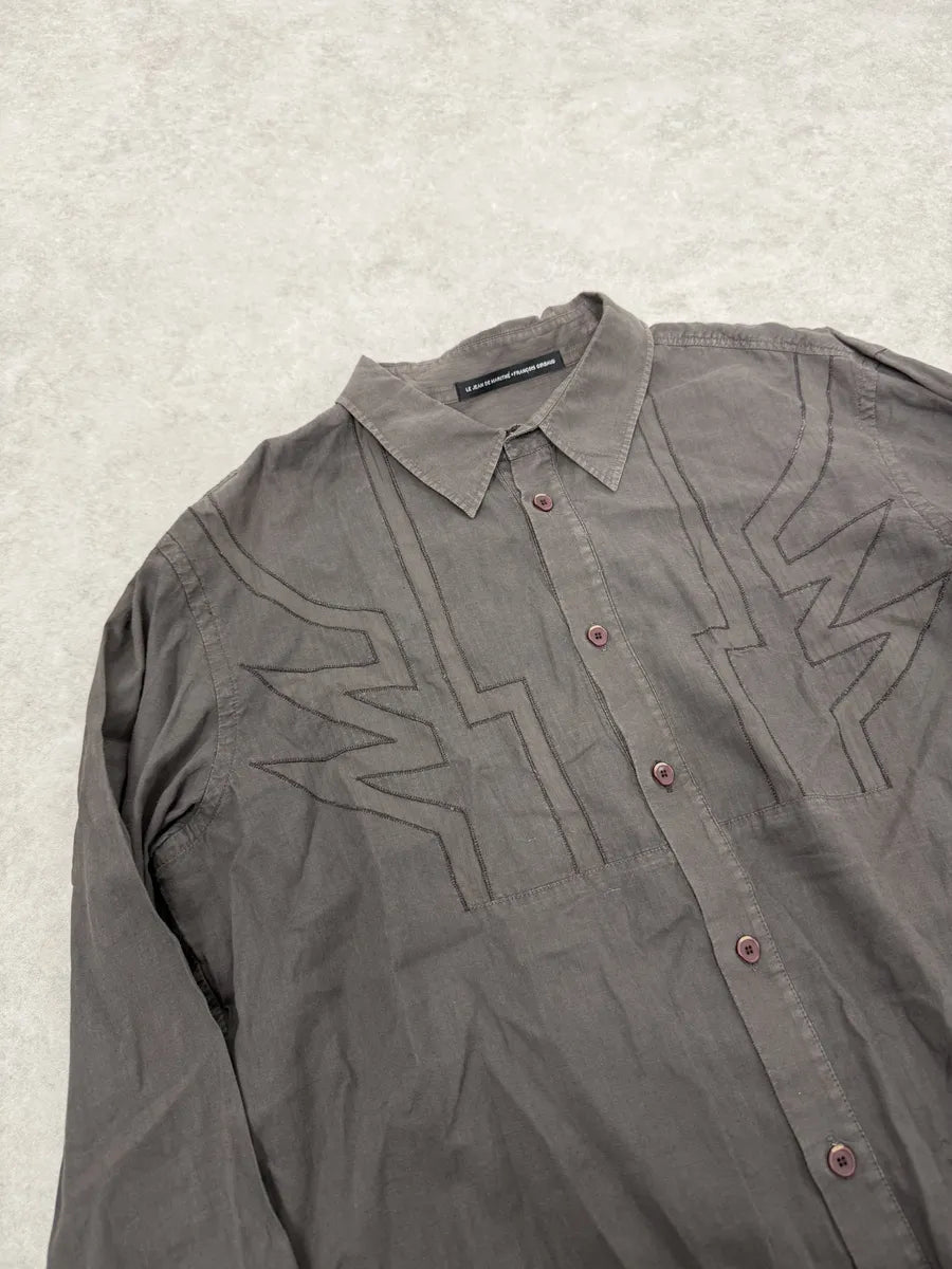 2000s Marithé + François Girbaud Navy Brut Denim RegularJeans gvevqxv 7