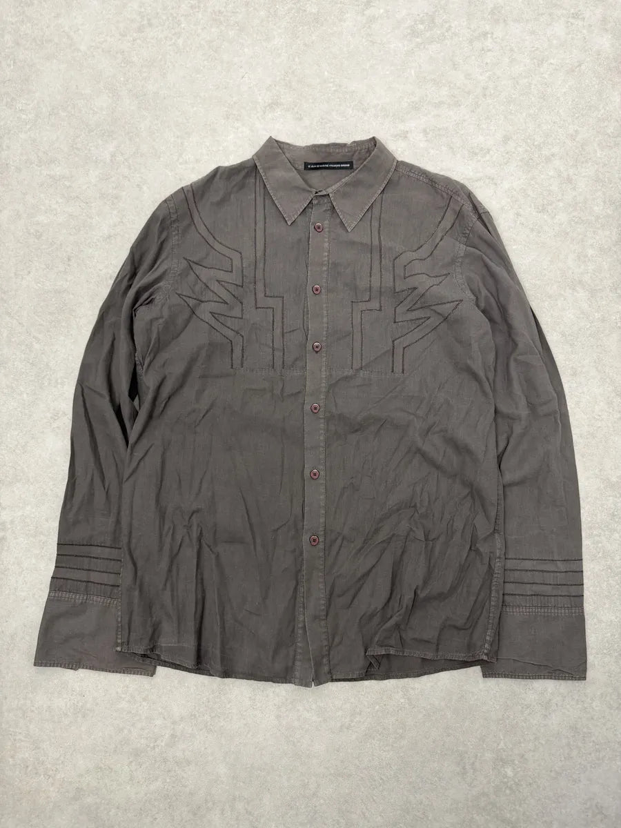 2000s Marithé + François Girbaud Navy Brut Denim RegularJeans gvevqxv 8